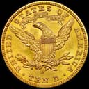 $10 Liberty Gold Eagle reverse with eagle and shield design