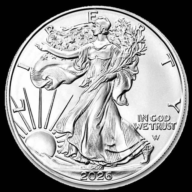 American Silver Eagle obverse