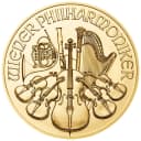 1 oz Austrian Gold Philharmonic obverse — Vienna Philharmonic instruments, WIENER PHILHARMONIKER