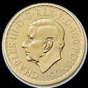 British Gold Britannia coin obverse — monarch portrait