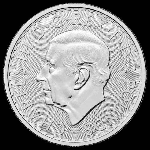 Silver Britannia obverse