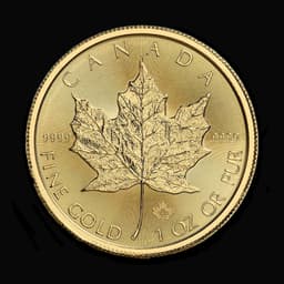 Canadian Gold Maple Leaf obverse