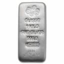 1 kilo silver bar front — .999 fine silver, 32.15 troy oz
