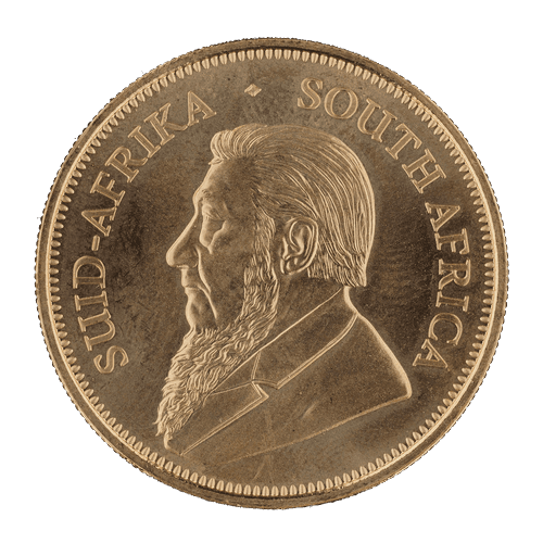 1 oz South African Krugerrand obverse — Paul Kruger portrait