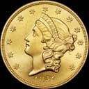 Liberty Head $20 Double Eagle obverse with coronet Liberty design