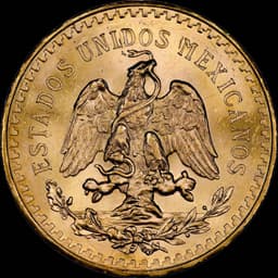 Mexican 50 Peso Centenario obverse
