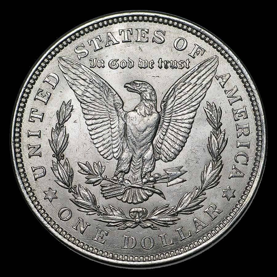 Morgan Silver Dollar obverse (reverse)