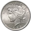 Peace Silver Dollar obverse — Liberty portrait with radiant crown, LIBERTY, IN GOD WE TRUST