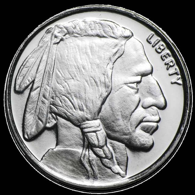 Silver Buffalo Round obverse