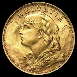 Swiss 20 Francs Helvetia obverse