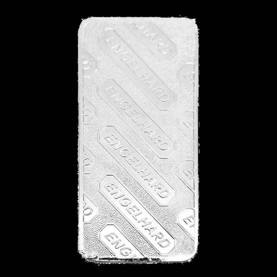 10 oz Engelhard Silver Bar front (reverse)