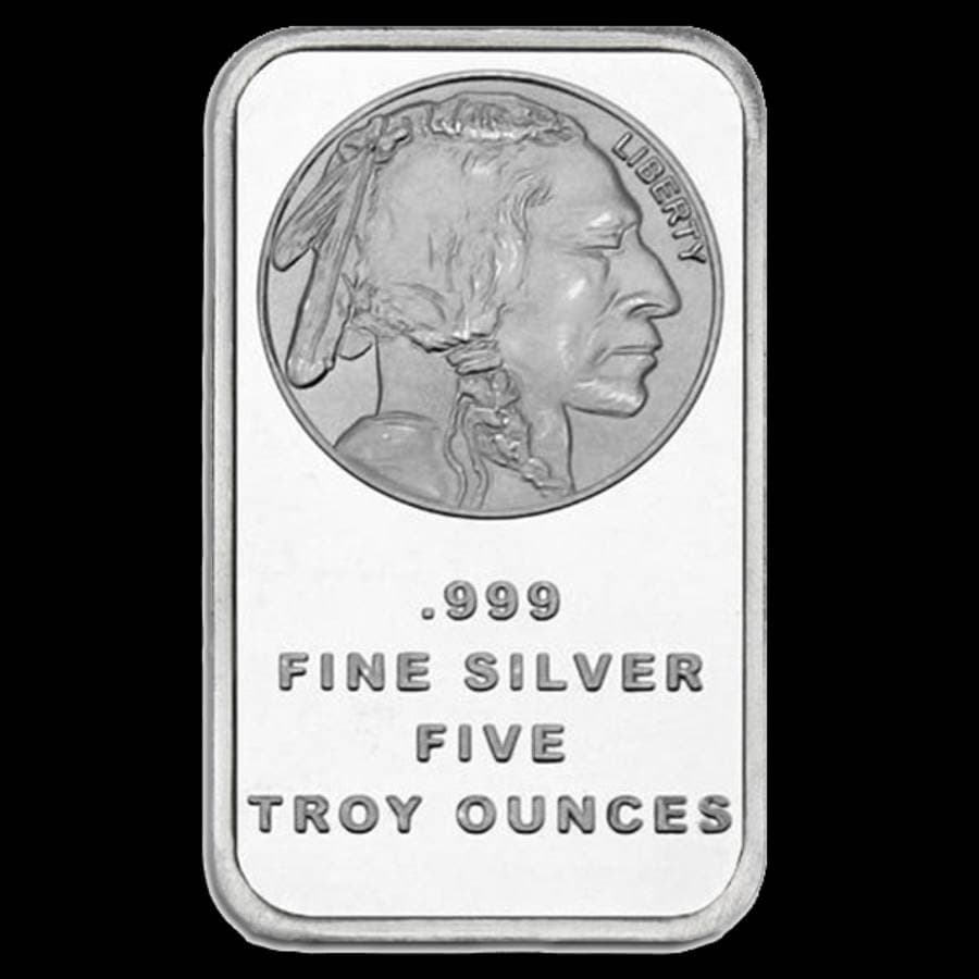 5 oz silver bar front
