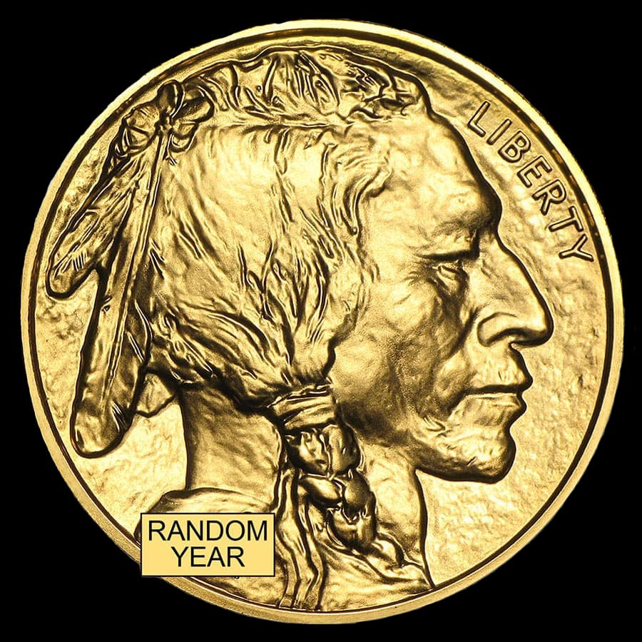 1 oz American Gold Buffalo obverse