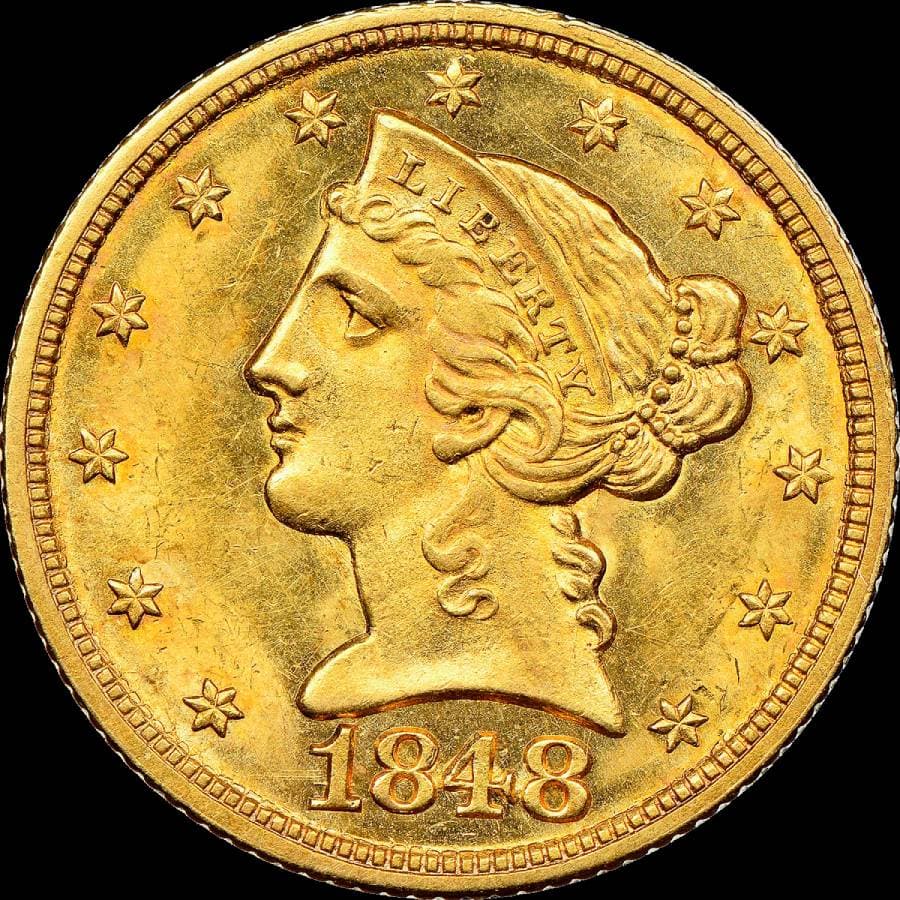 Liberty Head $5 Half Eagle obverse