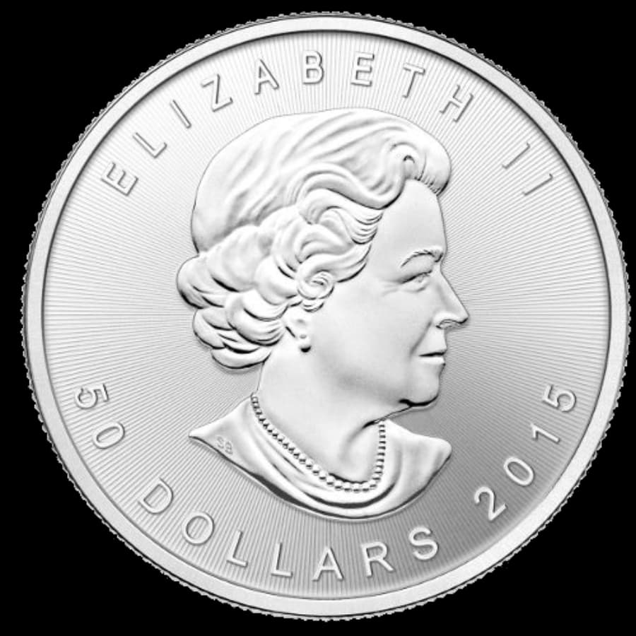 1 oz Canadian Palladium Maple Leaf reverse — maple leaf design, .9995 fine palladium (reverse)